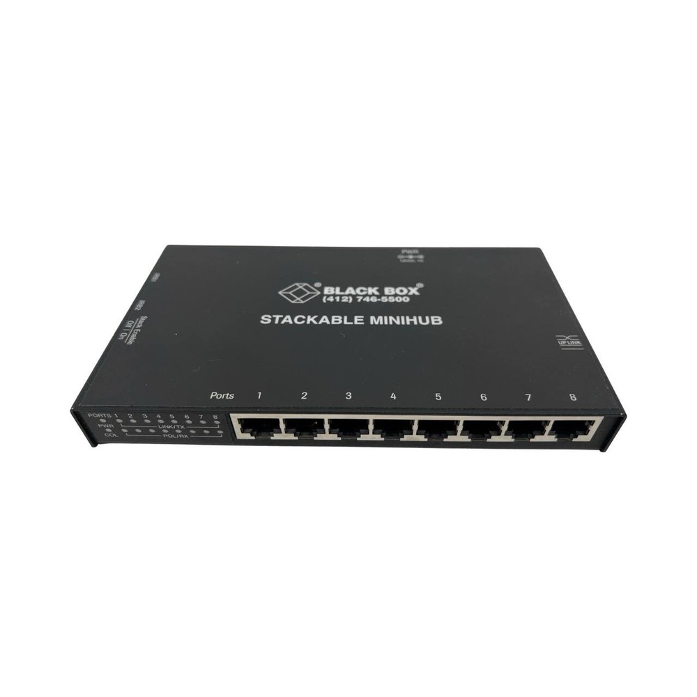 Black Box Stackable Mini LE2801A 8-Ports External Hub stackable Tested!