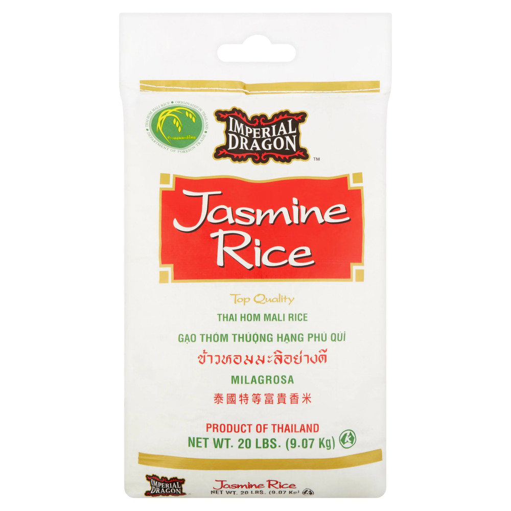 Jasmine Rice, 20 Lbs, Non-Gmo