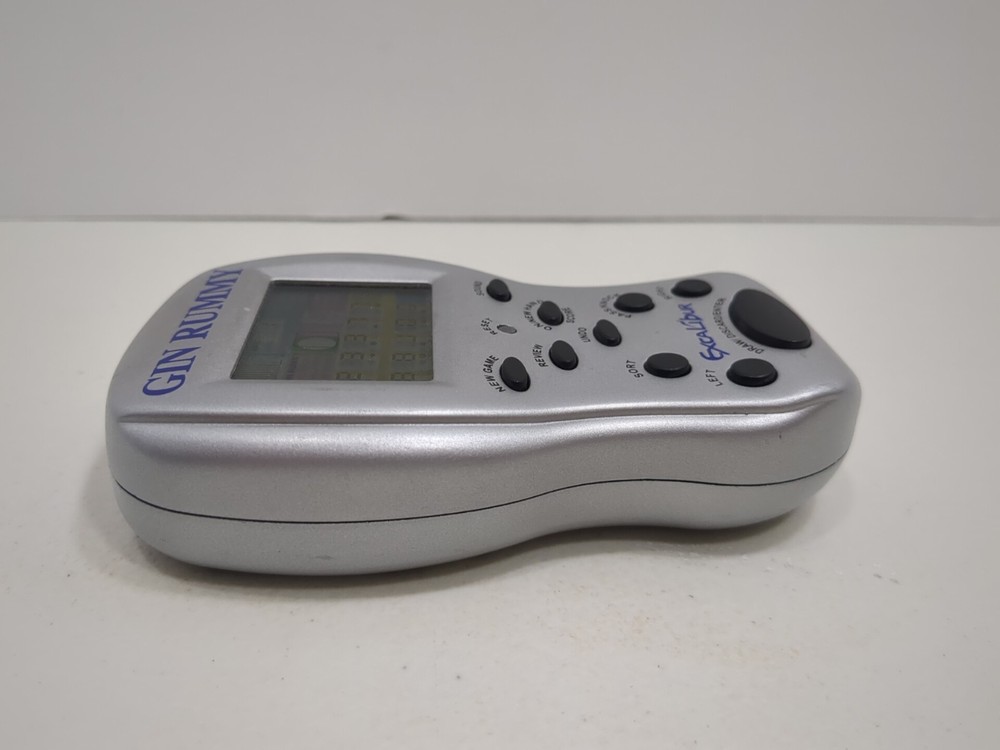 Excalibur Gin Rummy Electronic Handheld Game Pre-owned Tested Works
