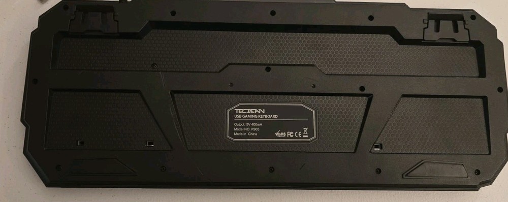 Tec.Bean USB Gaming Keyboard Model K903 Works Tested