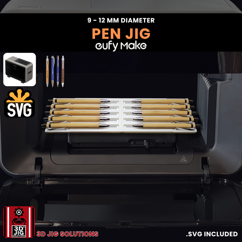 EufyMake E1 Jig | Pen UV Printer Fixture | UV Printing Alignment Tool