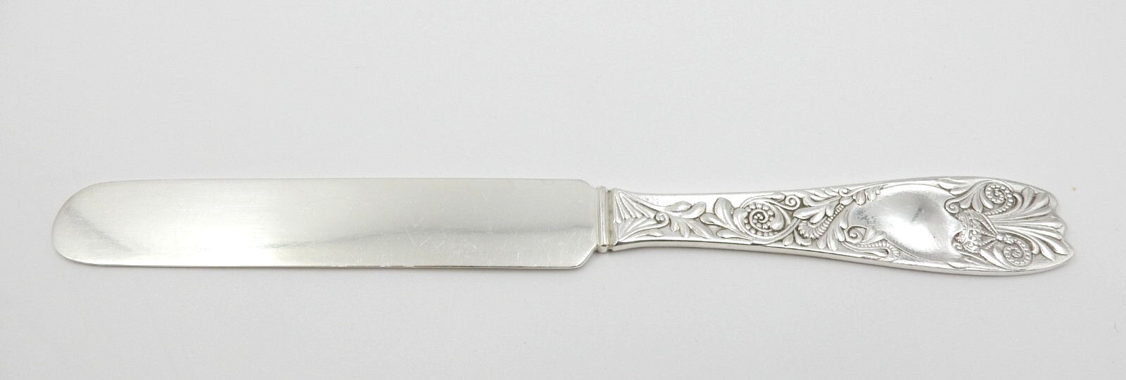 ANTIQUE 1887 GORHAM ROYAL SILVERPLATE VICTORIAN 7-1/2" BUTTER KNIFE, WITH MONO