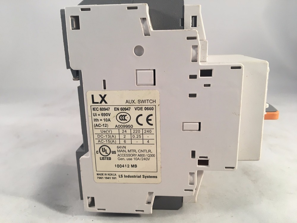 Cerus Manual Motor Starter CMS-32H w/ LX Aux Switch