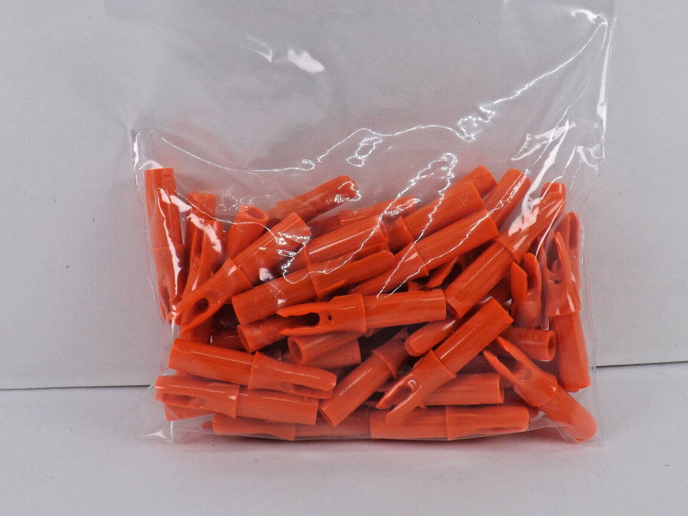 Archery Nocks ID6.2mm Orange 50PK