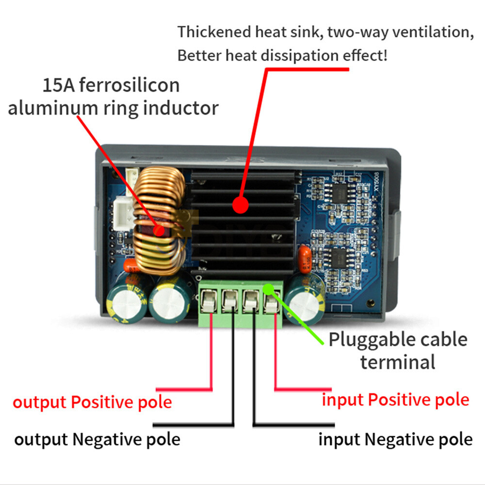 Adjustable CNC DC Voltage Regulator Constant Voltage Current Repair Buck Module
