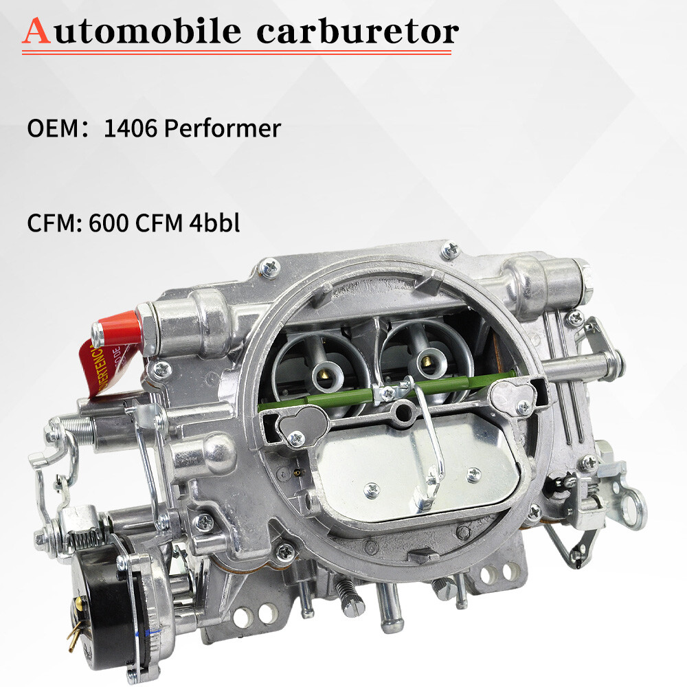 Carburetor w/ Electric Choke For Edelbrock 1406 Performer 600 CFM 4 BBL Chevelle