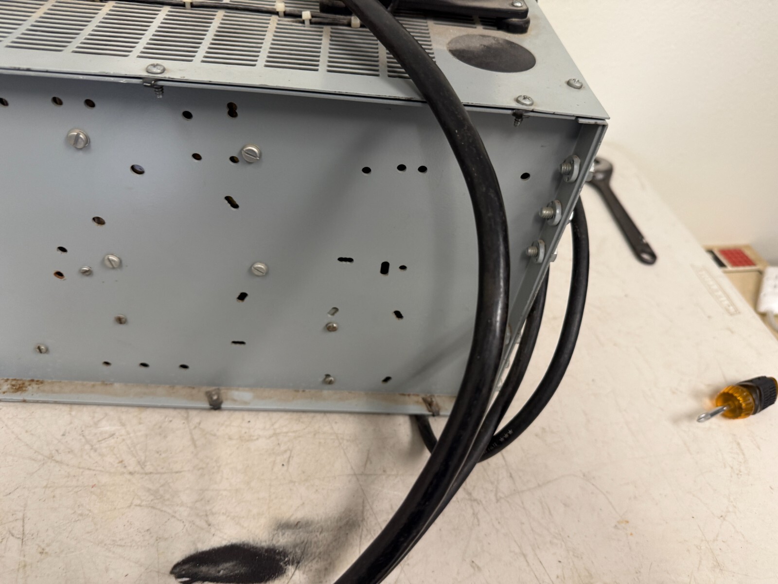 Huge Power Supply Ham Radio Teletype