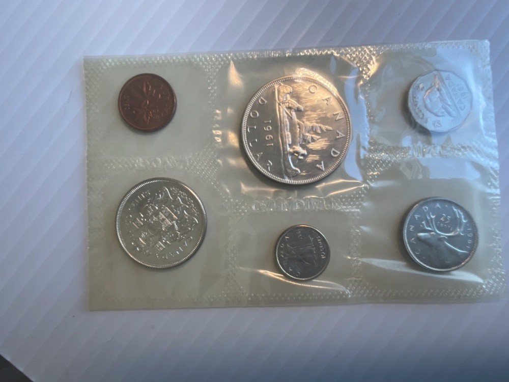 1961 Canada Royal Mint 6-Coin Set Uncirculated