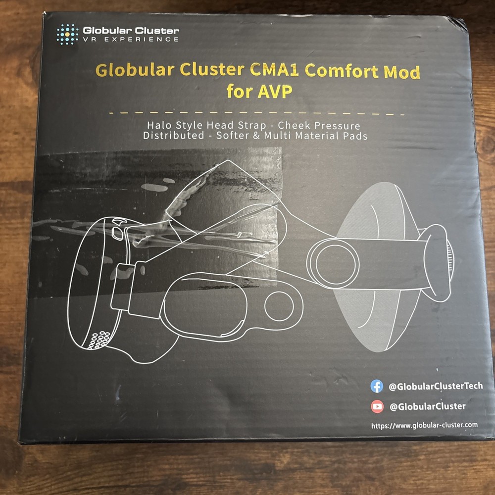 Globular Cluster CMA1 Comfort Mod Compatible with Apple Vision Pro