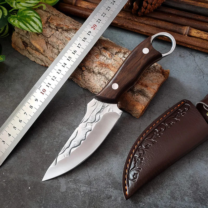 Hand-Forged Bone Sharpener Boning Knife