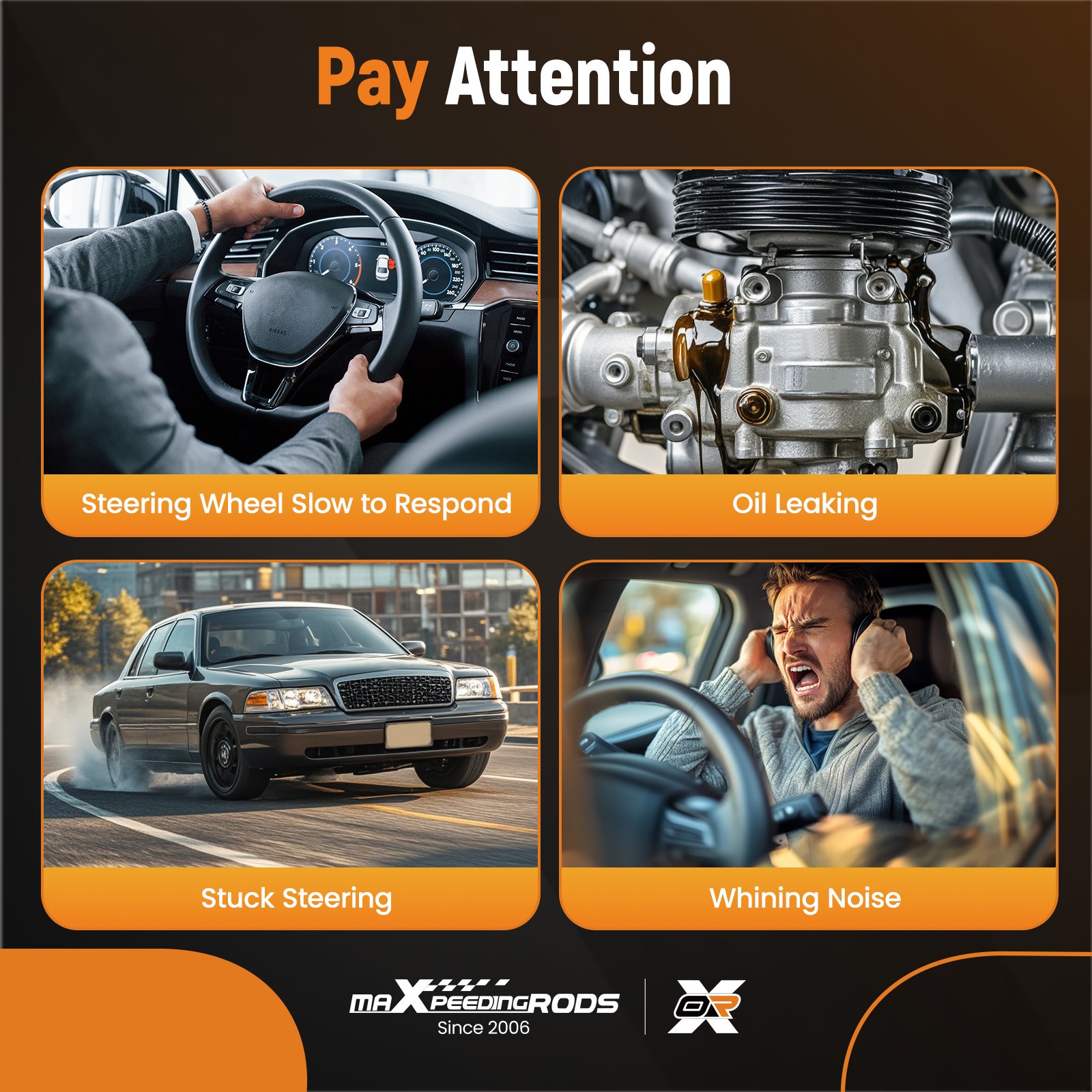 Power Steering Pump w/ Pulley Reservoir For Jeep Grand Cherokee 01-04 V8 4.7 new