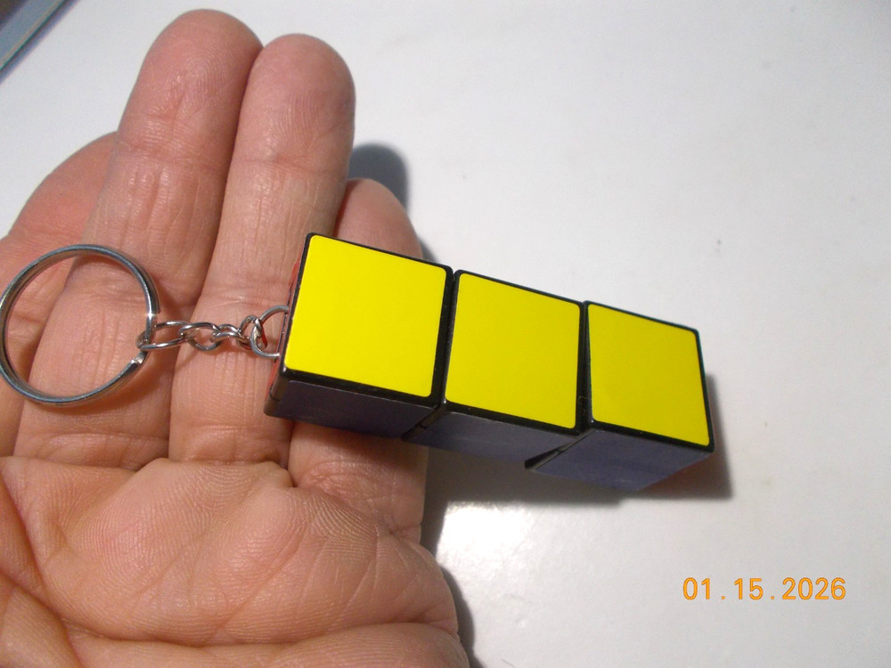 Rubik's Keyring 3 Cube Decorative "Puzzle"