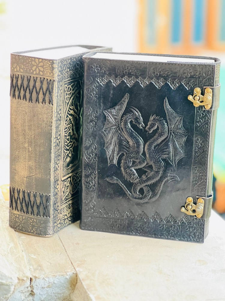 Dragon Handcrafted Leather Journal Proteter leather