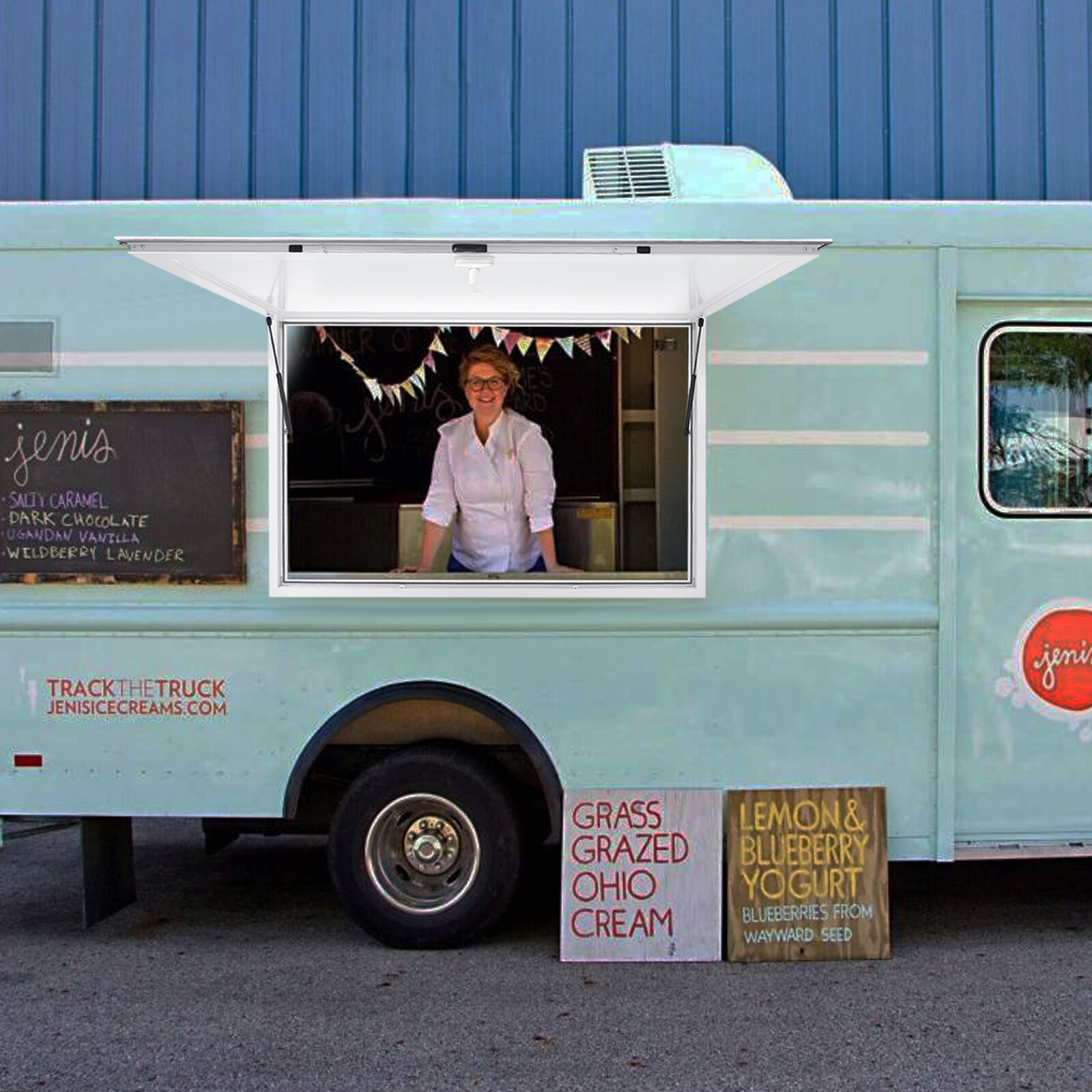 NEW 64"L x 40"W Concession Stand Serving Window Food Truck Service Awning