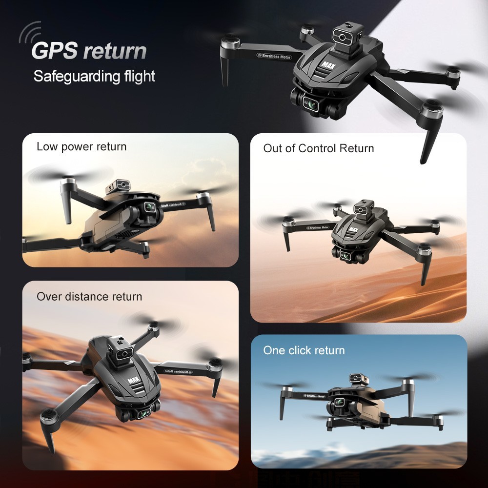 V168 GPS Drone with Camera Obstacle Avoidance One Key Return Altitude Hold