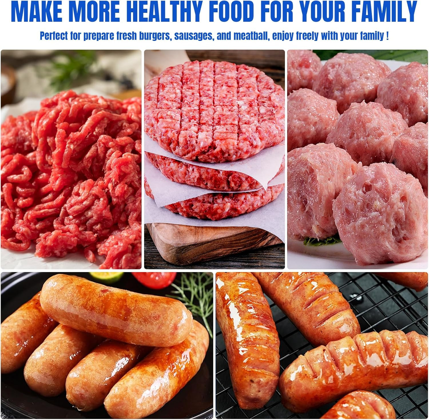 Kitchenaid Metal Food Grinder Attachment Set with 15 Accessories Silver Mixers