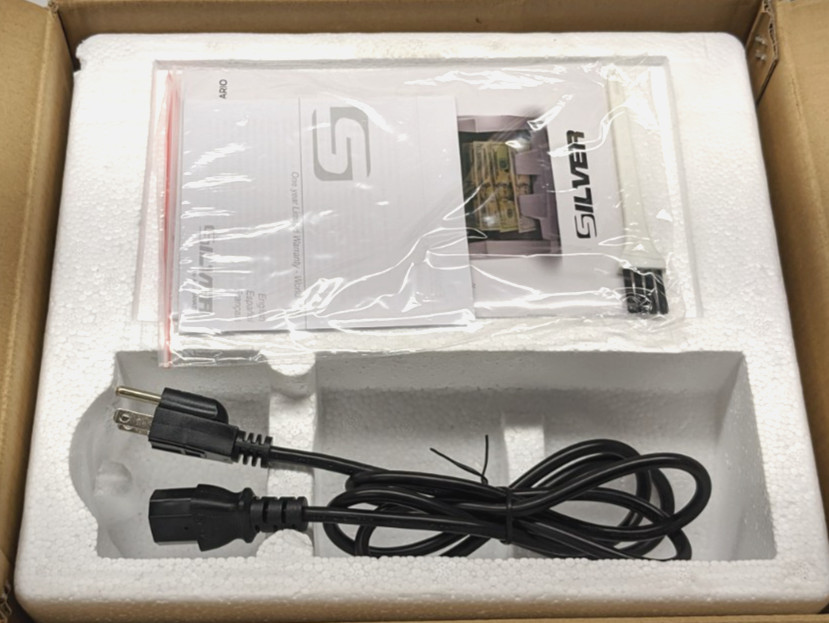 SILVER S3500 BILL COUNTER