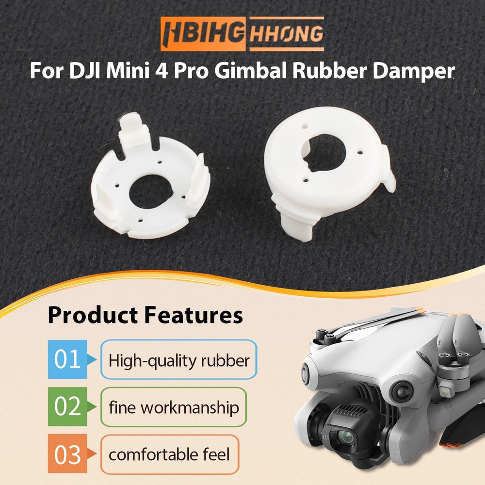 for DJI Mini 4 Pro Gimbal Shock Absorption Rubber Replacement Damper Camera