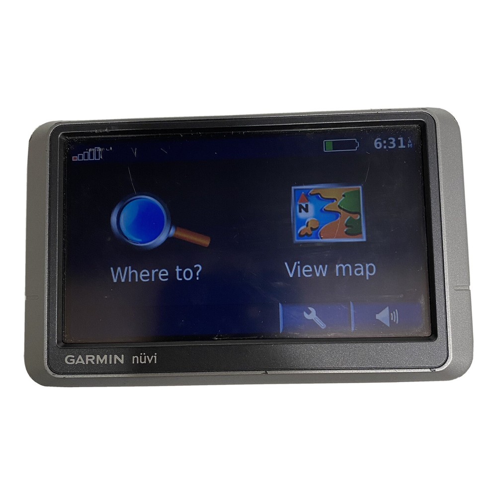 Garmin NUVI 200W GPS Navigation System with Vehicle Charging Cord Bundle