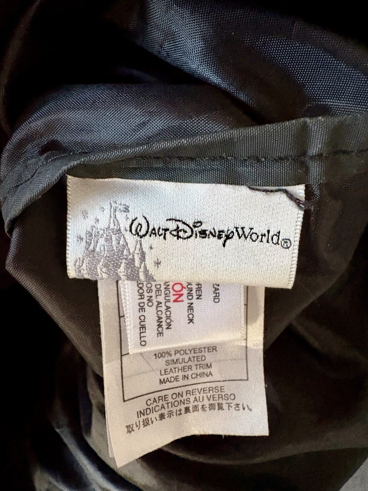 Official Walt Disney World Travel Tote Bag Luggage Bag Red Zipped 1971 Snaps