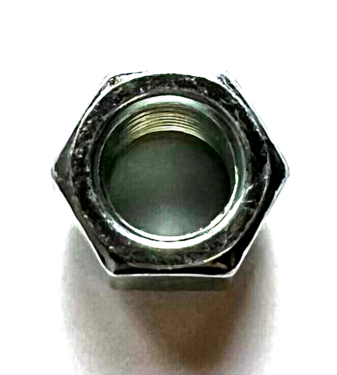 1/2-20 ZINC NYLON INSERT STOP LOCK NUT - 10 PIECES
