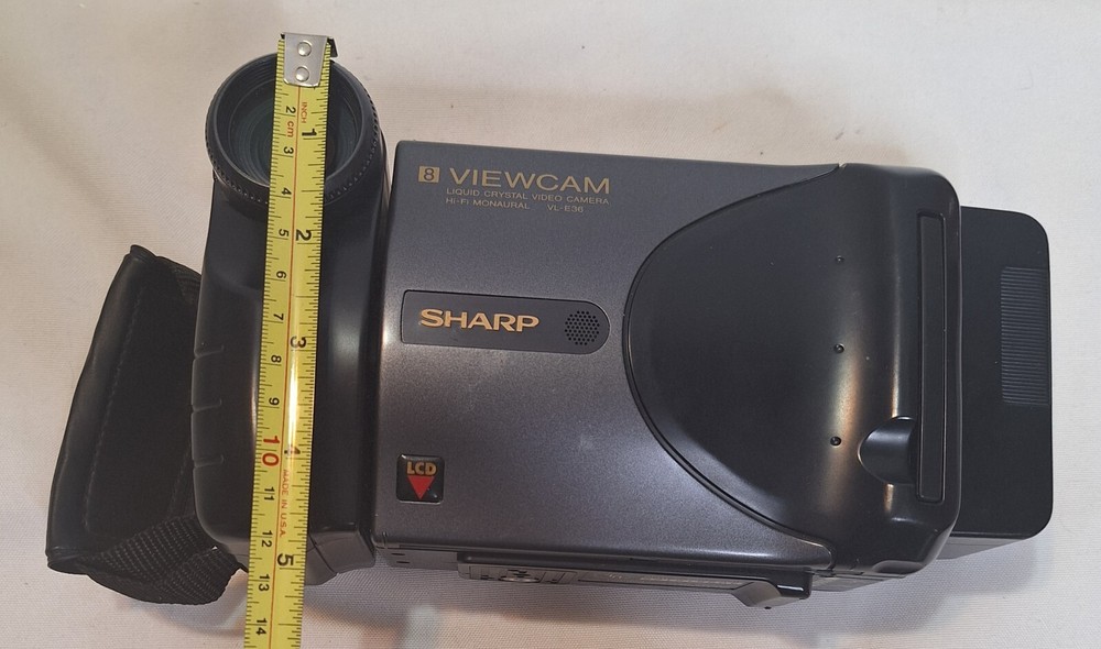 Sharp Viewcam VL-E36U 8mm Video Camcorder Recorder Japan Untested