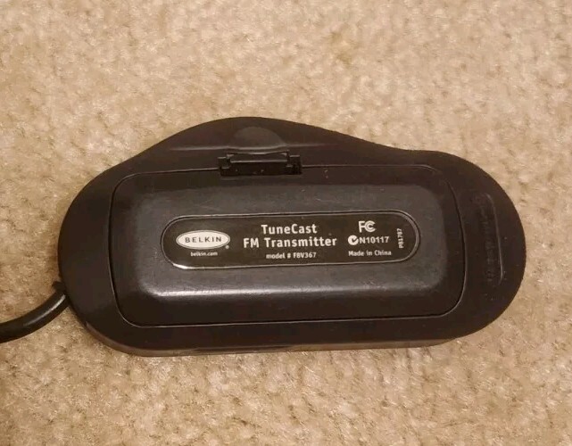 Used Belkin TuneCast FM Transmitter Model F8V367