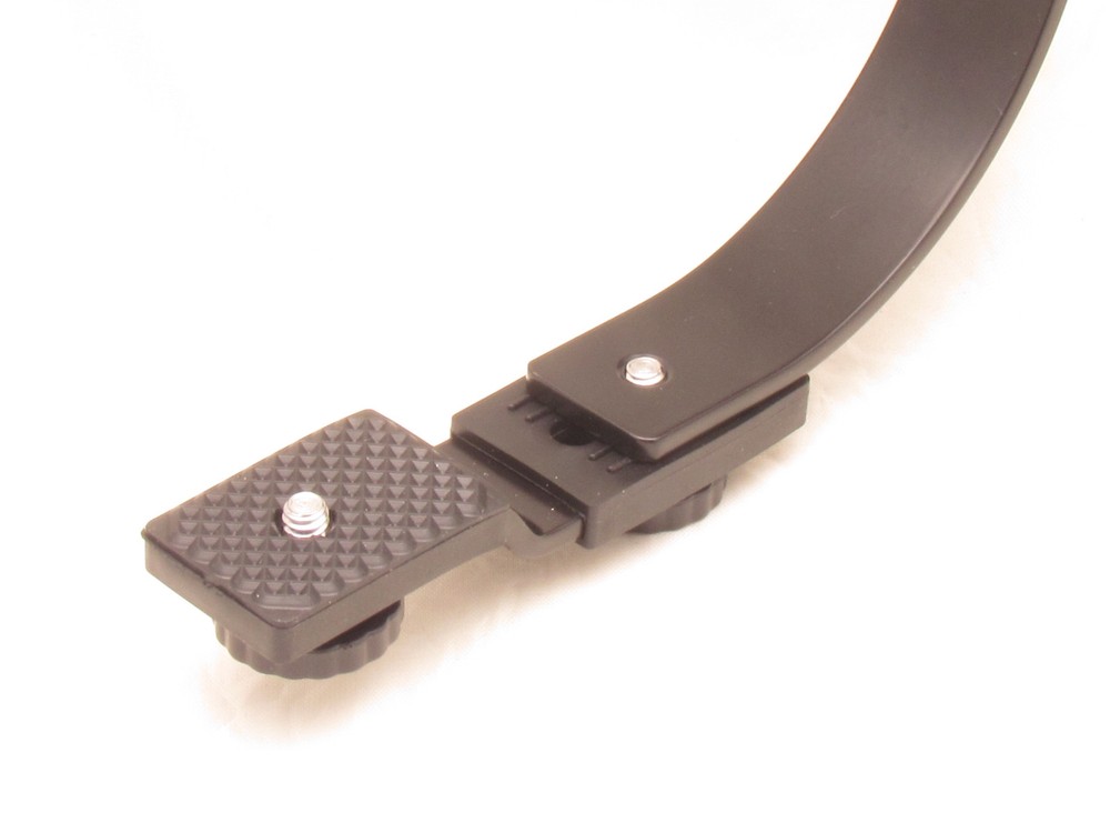 1/4" C-Shape Bracket Flash LED Video Light DC DSLR SLR Camera Mini DV Camcorder