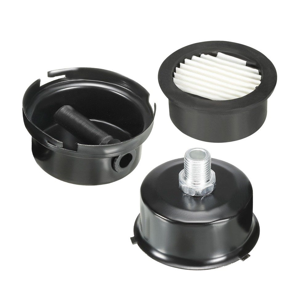 G1/4 Air Compressor Silencers Filter, Intake Muffler, Black, White