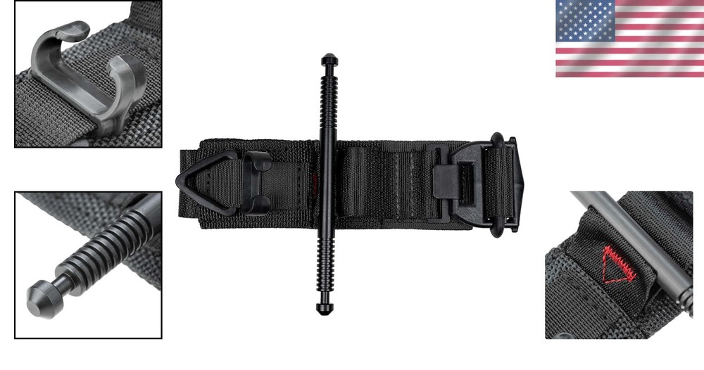 Lightweight SOF Tactical Tourniquet with Tri-Ring Lock - Reliable Bleeding Aid