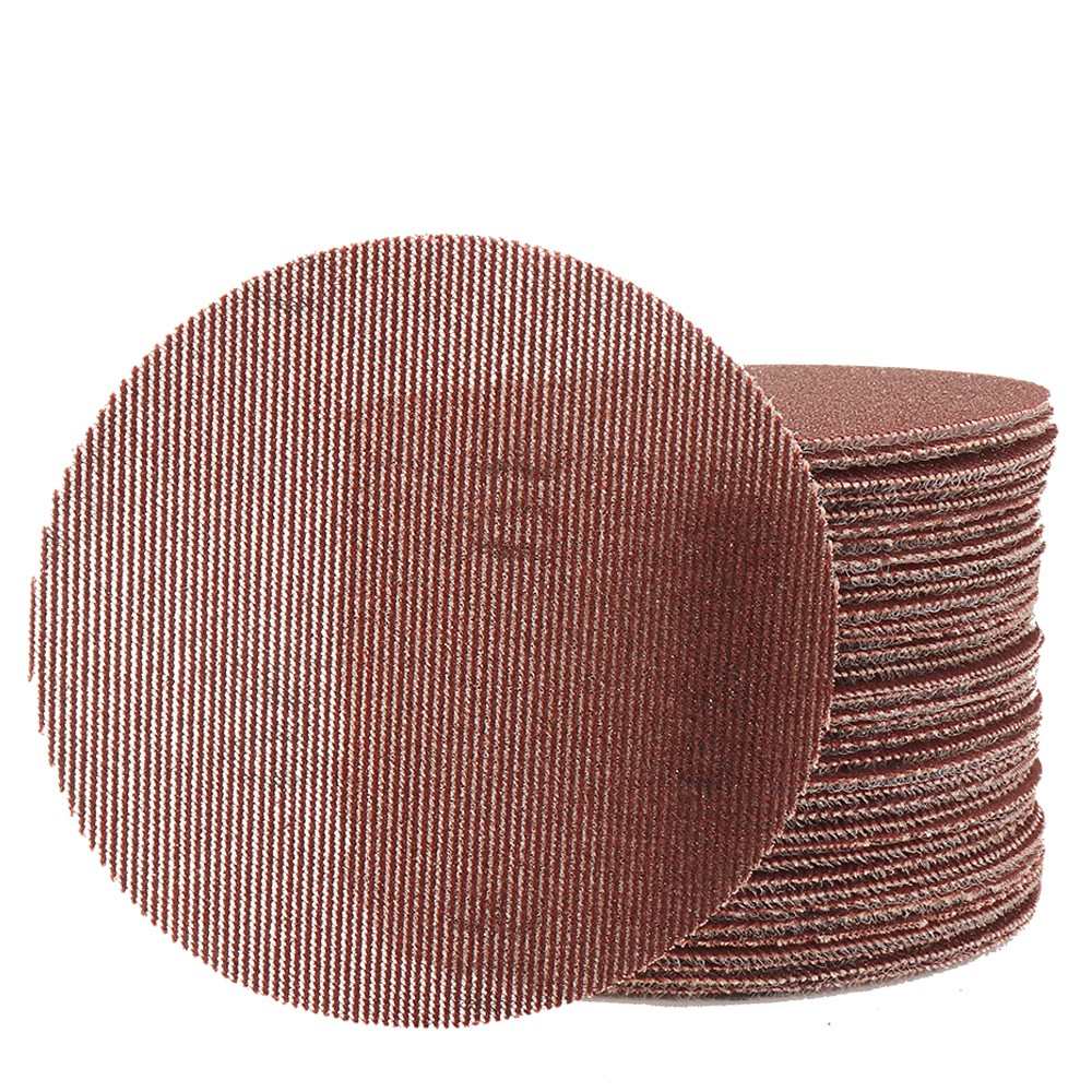 25Pcs 5inch Mesh Sanding Discs Hook&Loop Abrasive Dust Free Disc Anti-Blocking