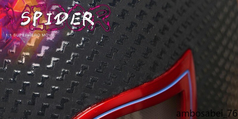 Spiderman Miles AUTO Light-up Eyes Mask Ring Remote Control Wink Gifts US Spot