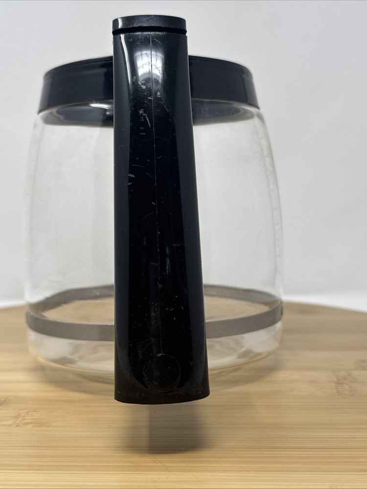 Cuisinart 12 Cup Programmable Coffee Maker Black Glass Carafe Tested Works