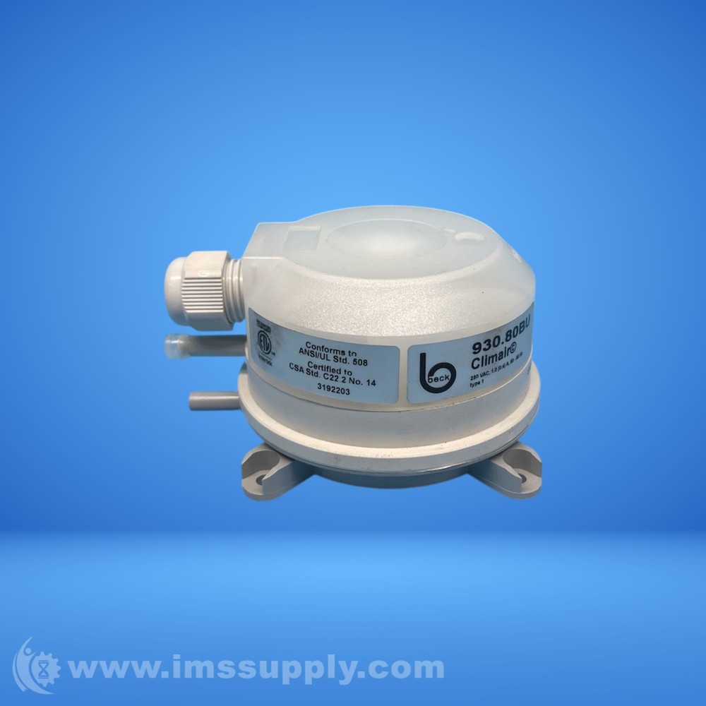 Beck 930.80UB223511 Pressure Switch FNOB