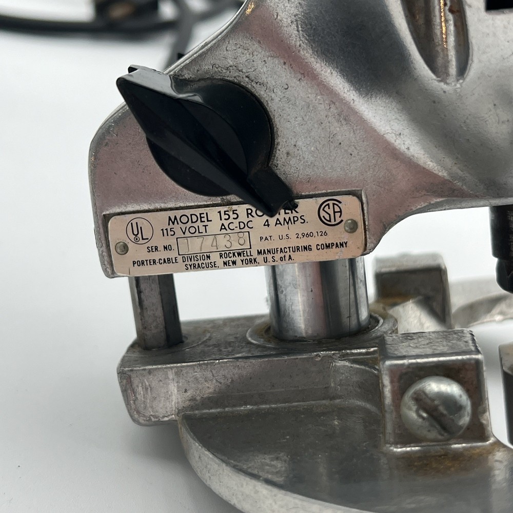 Porter&Cable Model 155 Vintage Router TESTED