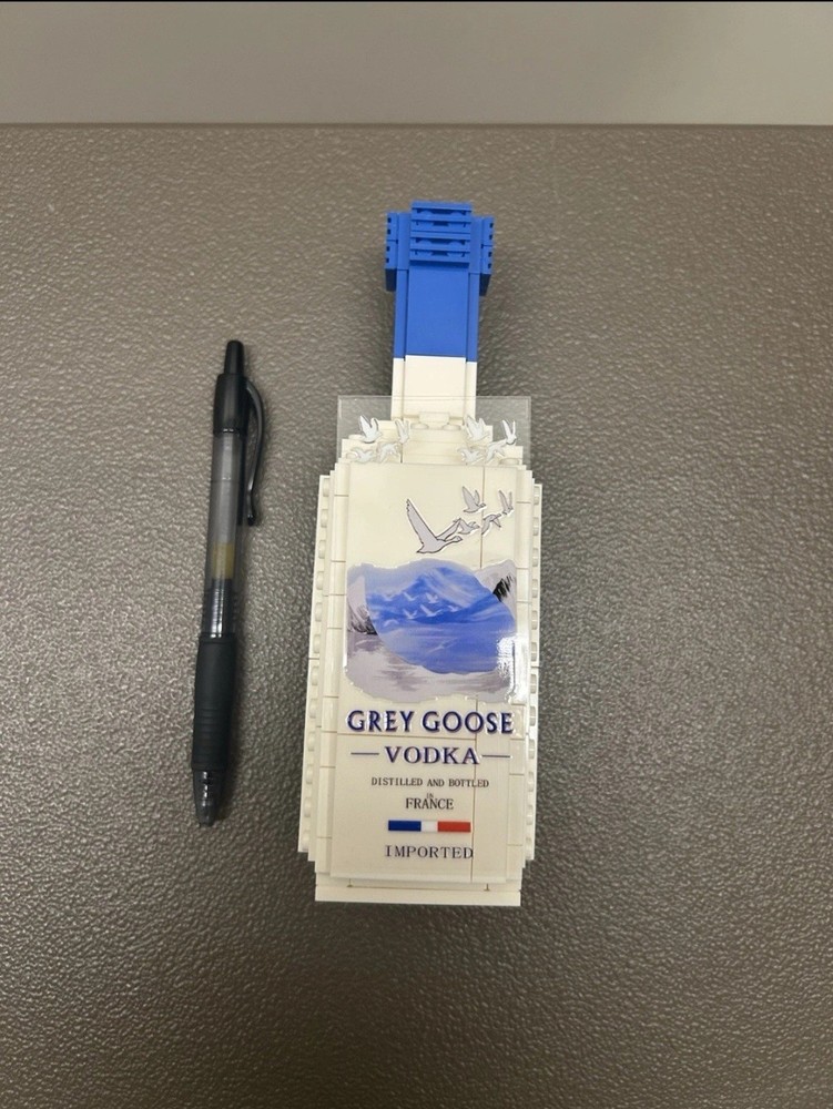 Grey Goose Vodka Bottle Building Blocks Set