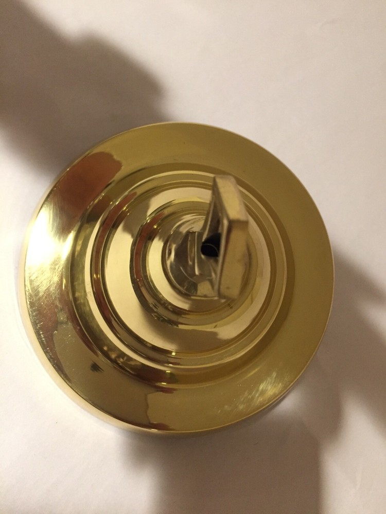Art Deco Polished Brass Ceiling Canopy High Quality Cast Solid Brass.