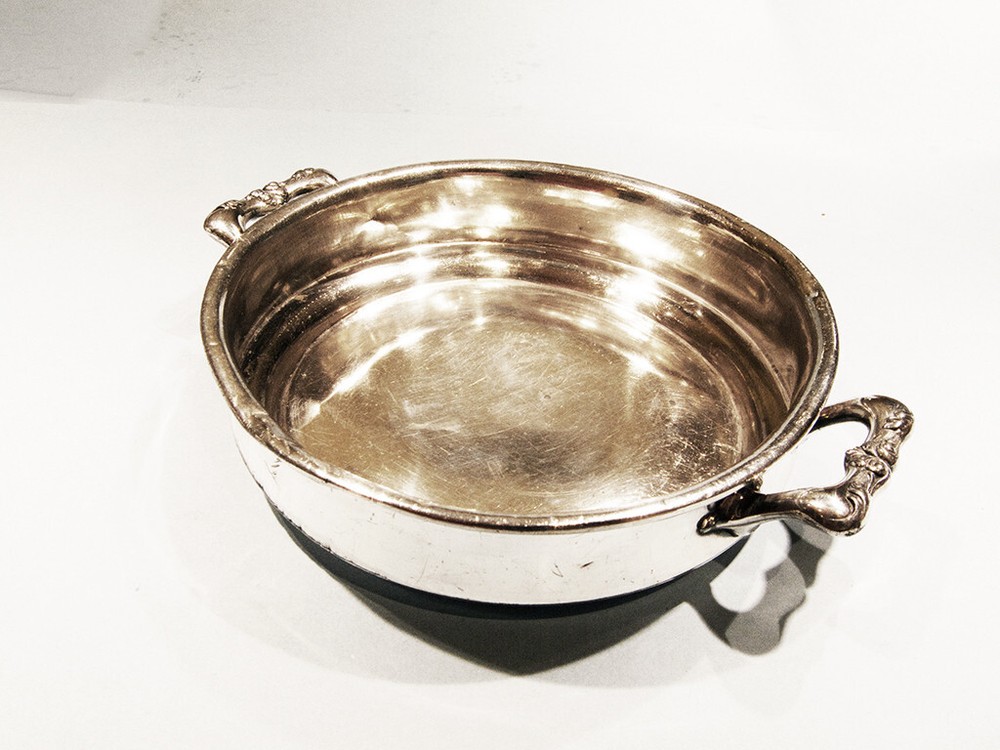 ANTIQUE DERBY SILVER CO. Victorian Rustic Deep Serving Dish #2882