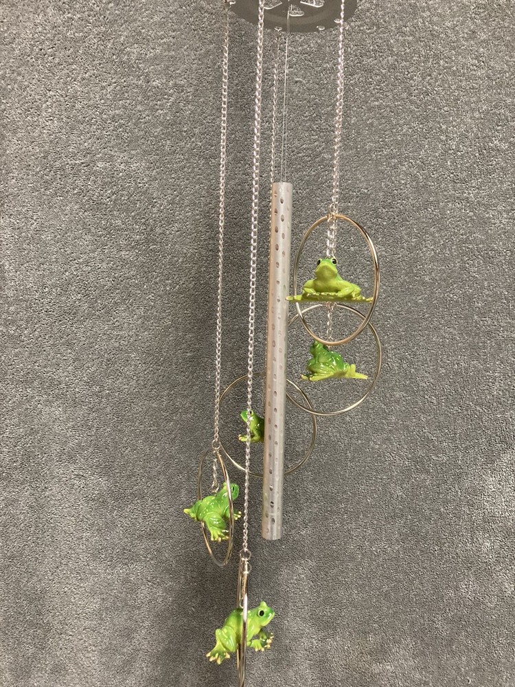 Plastic Frog Wind Chime