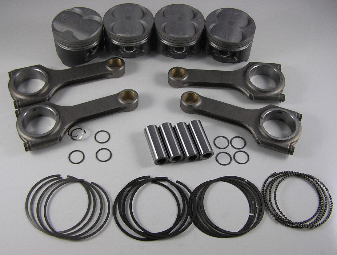 JDM NIPPON RACING 84MM P73-00 B18C ITR PISTONS RINGS SCAT RODS PCT B20 VTEC