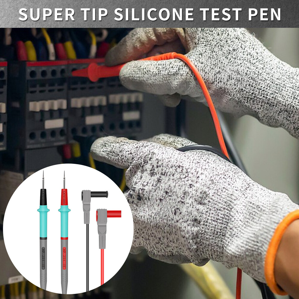 2PCS Multimeter Test Leads Electrical Cable Probes Pen Test Lead 20A 1000V