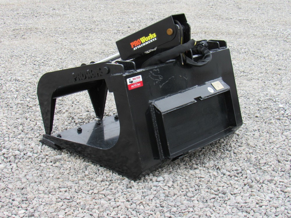 36" Solid Bottom Bucket Grapple Attachment Fits Toro Dingo Mini Skid Steer