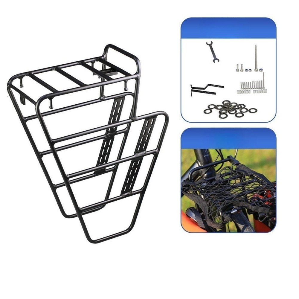 Bike Front Rack Backpack Carrier Rack Practical Bike Attachment Bicycle Front