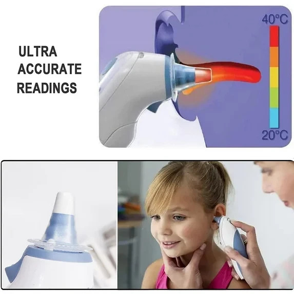 Ear Thermometer Probe Covers 300-Pack – Disposable Fits All Braun Models