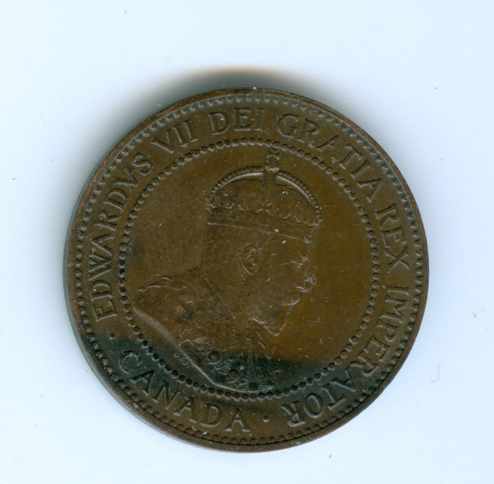 CANADA 1906 LARGE CENT--BROWN UNCIRCULATED