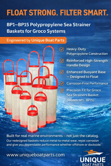 Sea Strainer Basket Replacement for Groco BP4