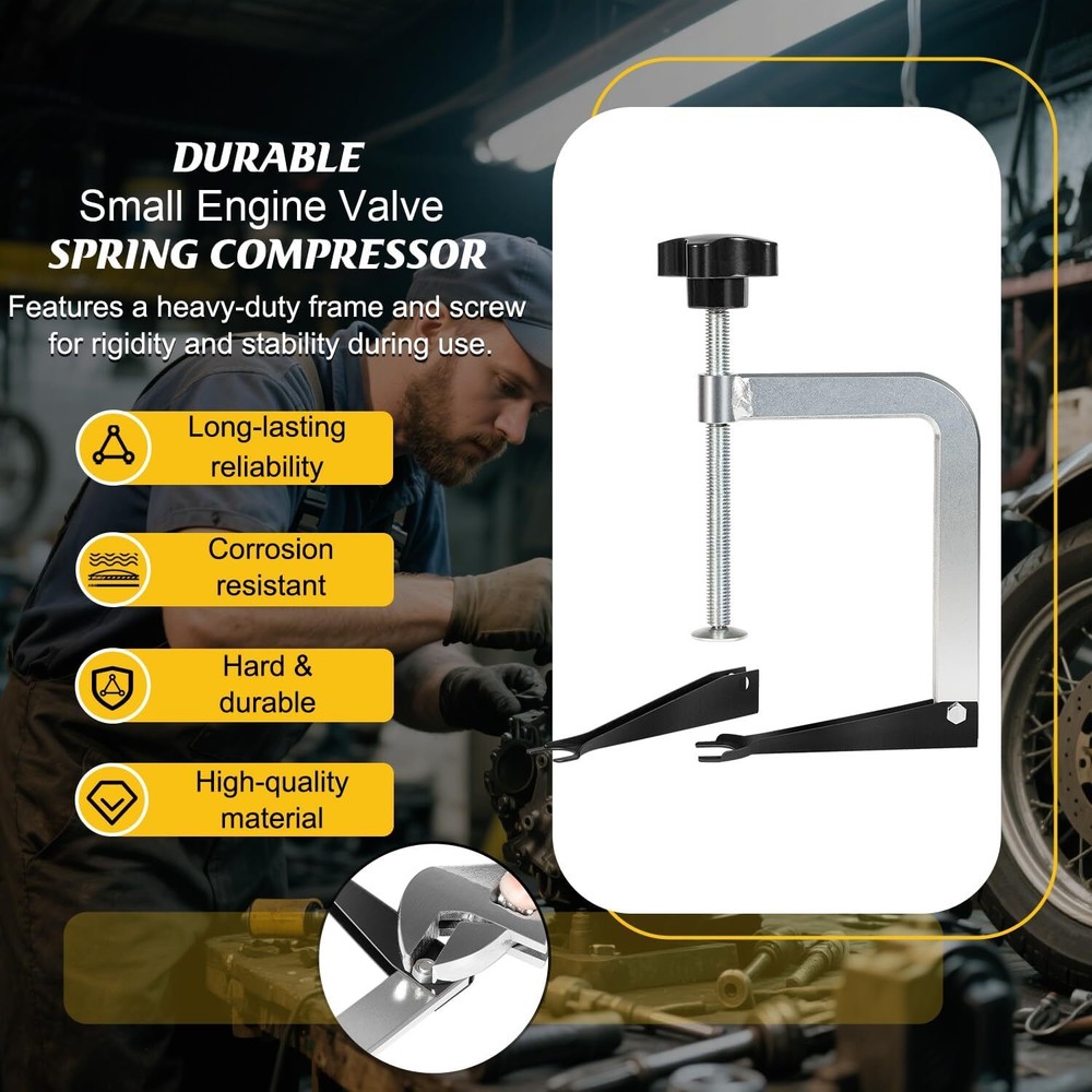 23300 Small Engine Valve Spring Compressor Tool For 3/4" to 1-1/16" Valve Spring
