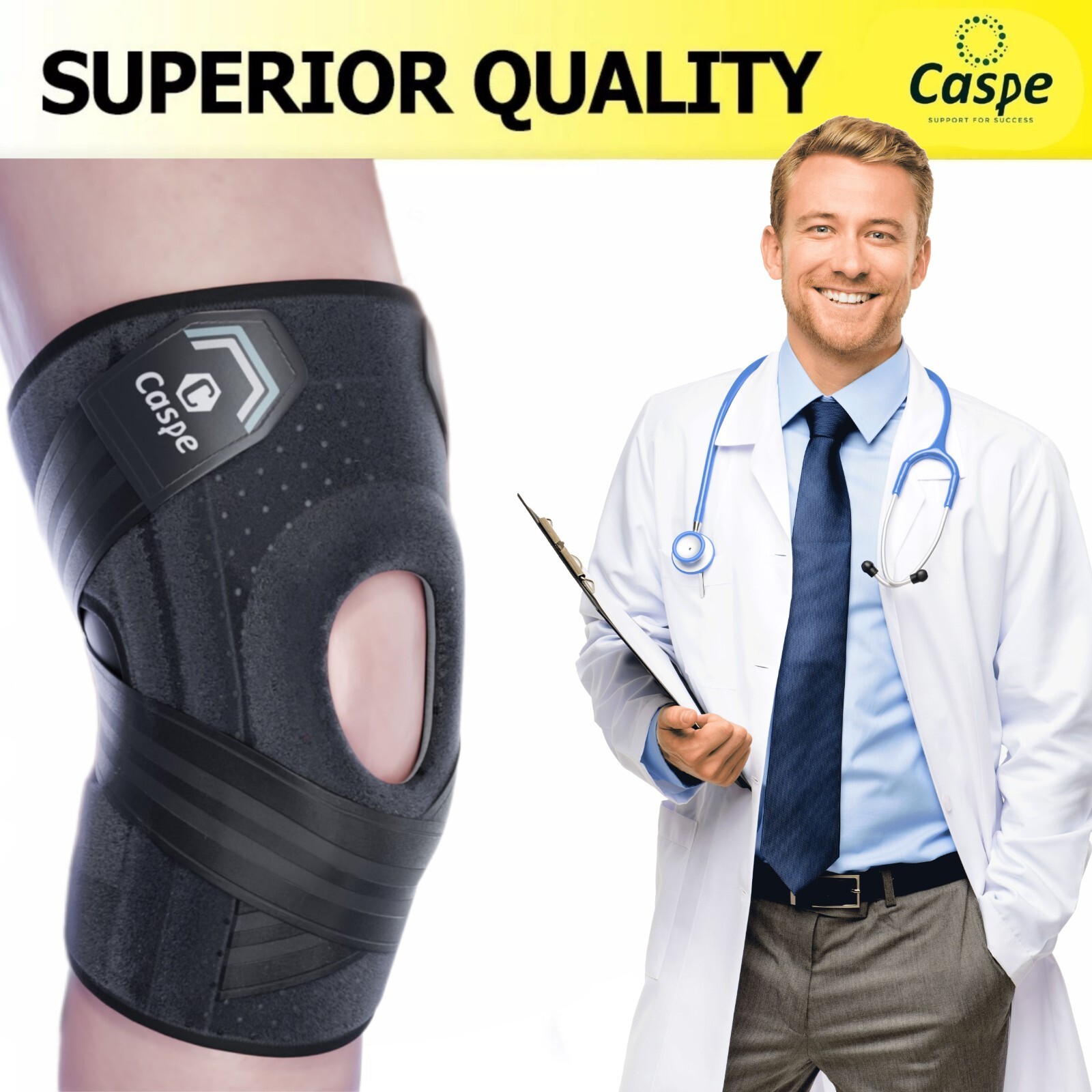 Knee Brace Adjustable Compression Support for Sport Joint Pain Arthritis Relief