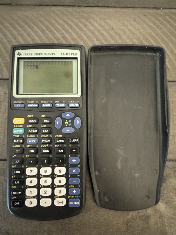 Texas Instruments TI-83 Plus Calculator w/Cover - Display Issues - READ