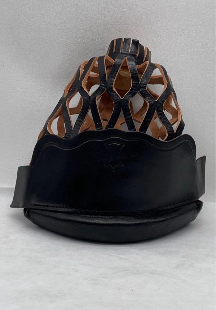 4 NOS Replacement Billiard/Pool Corner Pockets Baskets Black Leather